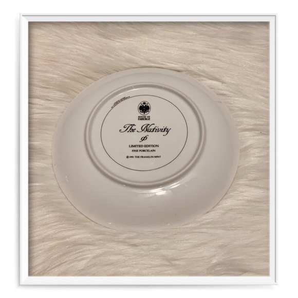 Franklin Mint Accents House Of Faberge The Nativity Plate Poshmark